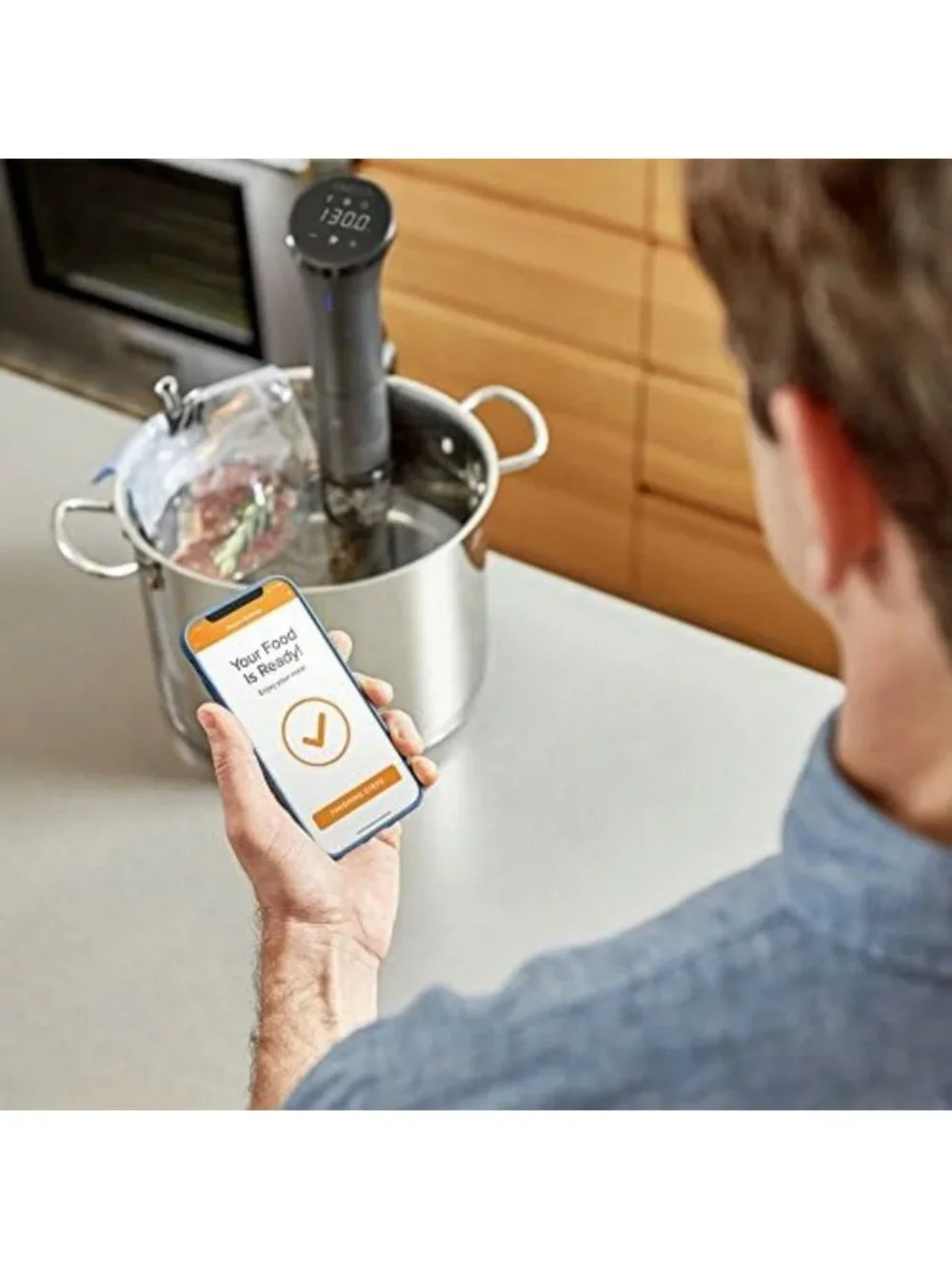Precision Sous Vide Cooker 2.0 - Compact, Easy-to-Use Kitchen Gadget for Perfect